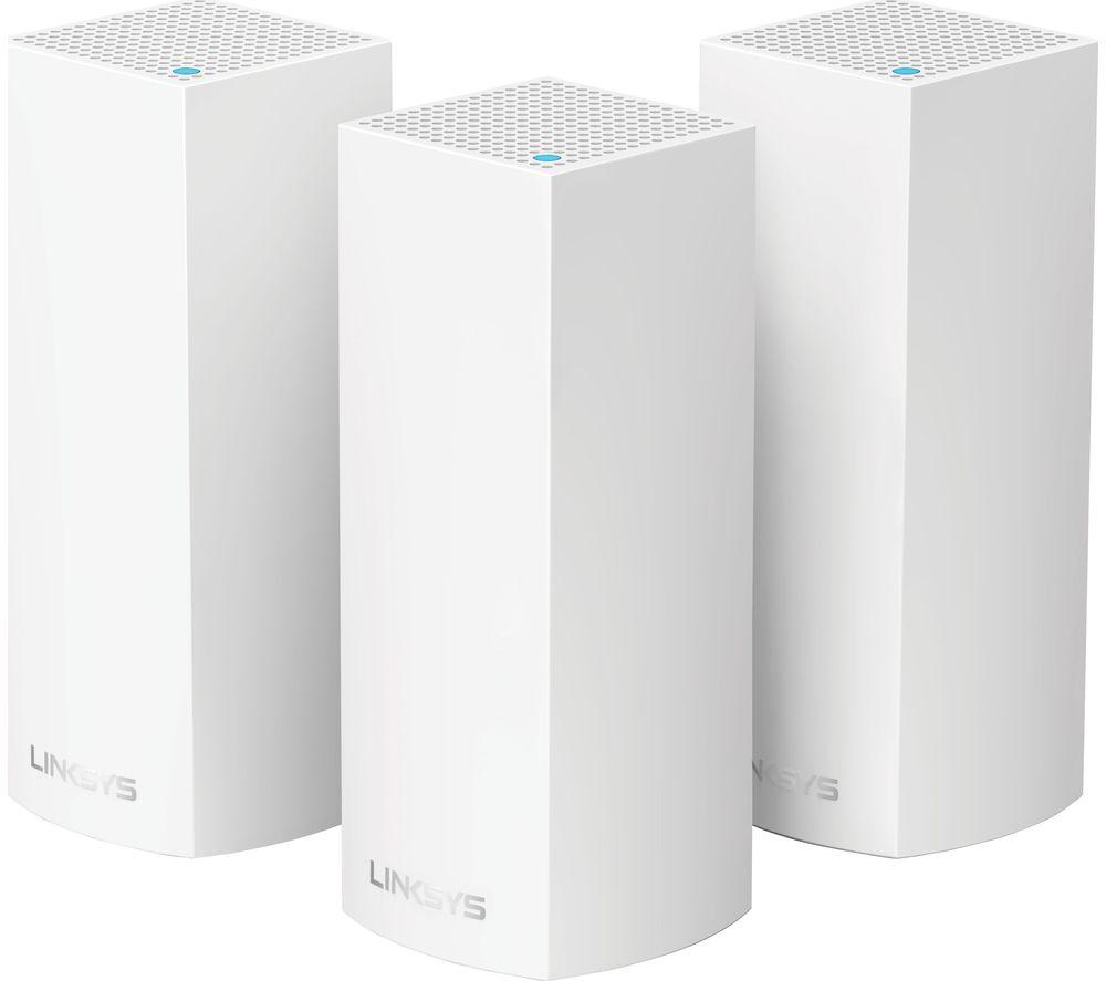 Image of LINKSYS Velop Whole Home WiFi System - Triple Pack, White