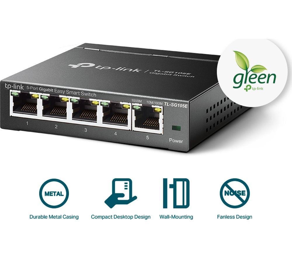 TP-LINK TL-SG105E Network Switch - 5 port image number 4 of 8