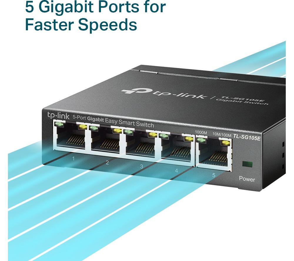 TP-LINK TL-SG105E Network Switch - 5 port image number 5 of 8