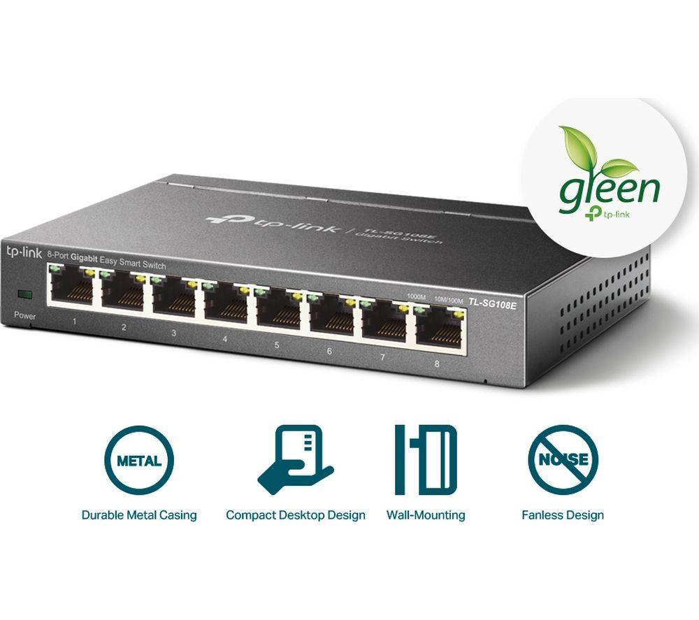 TP-LINK TL-SG108E Network Switch - 8 port image number 4 of 9