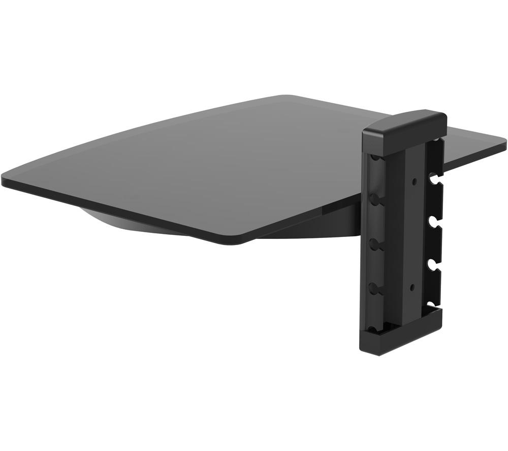 TTAP TTD-1 Single Glass Wall Shelf - Black image number 3 of 8