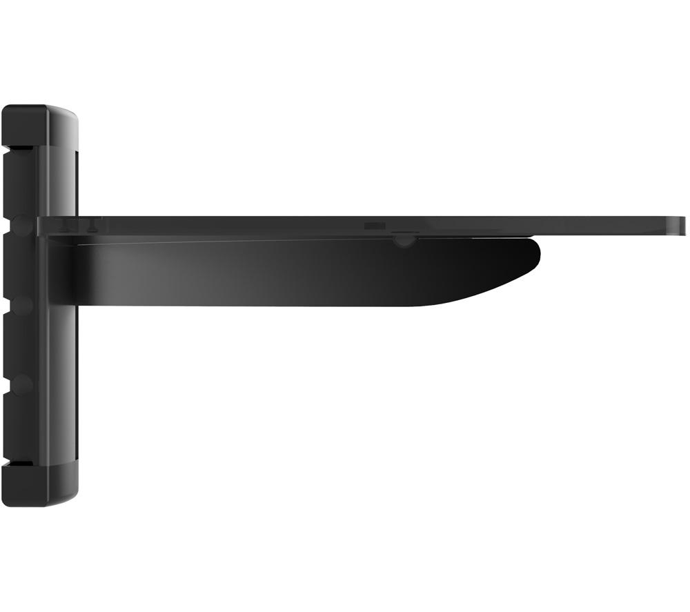 TTAP TTD-1 Single Glass Wall Shelf - Black image number 5 of 8