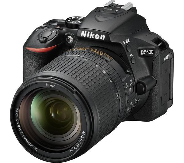 NIKON D5600 DSLR Camera with DX 18-140 mm f/3.5-5.6G ED VR Lens image number 0