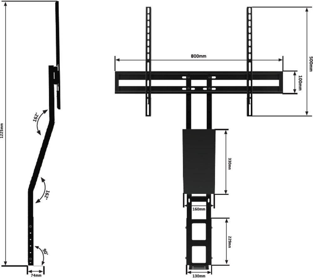 ALPHASON Unifit ADUNIFIT-BKT Fixed 37-65" TV Bracket image number 3 of 3