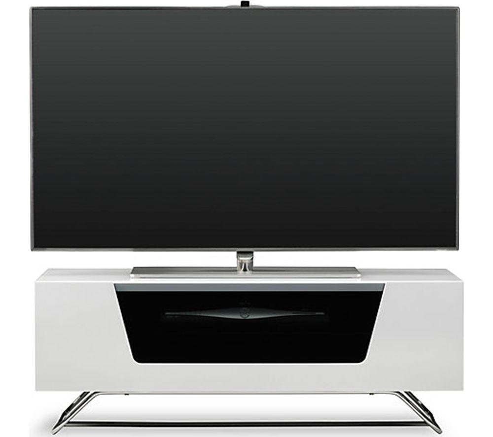 Alphason Chromium 1200 Cantilever - Meuble TV Avec Support - Noir, Blanc,  Ivoire, Gris ou Rouge