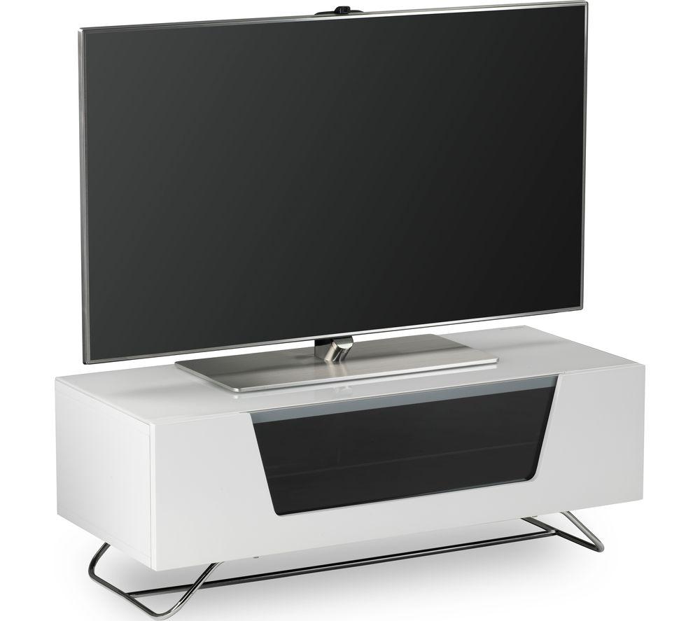 ALPHASON Chromium 2 1000 mm TV Stand for up to 50" TVs - White image number 5 of 6