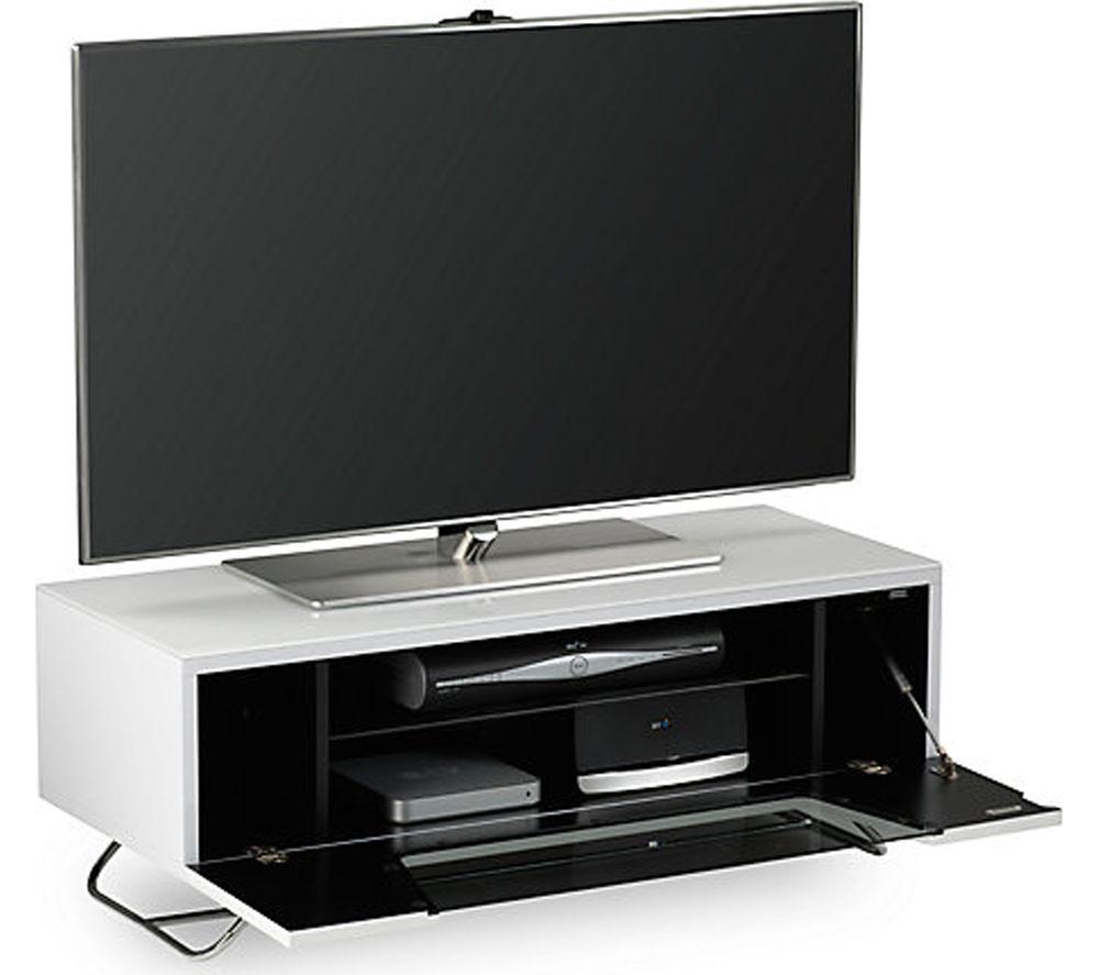 ALPHASON Chromium 2 1000 mm TV Stand for up to 50" TVs - White image number 6 of 6