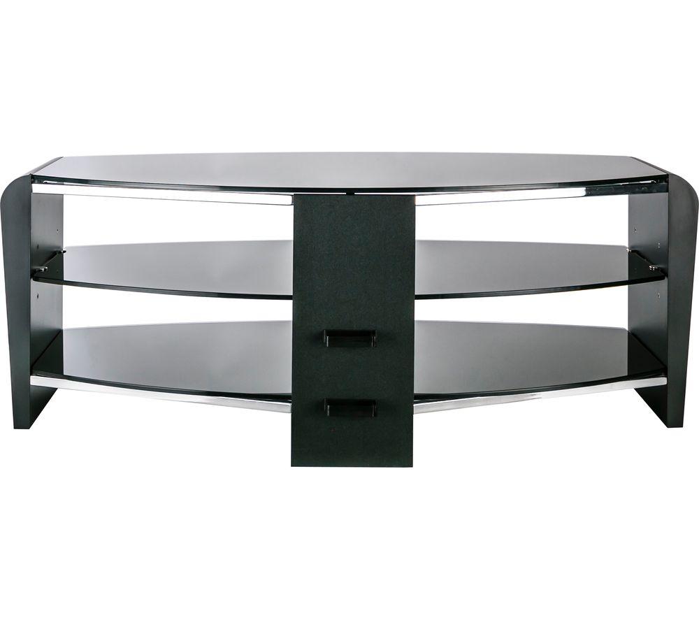 ALPHASON Francium 1100 mm TV Stand for up to 50" TVs - Black image number 5 of 5