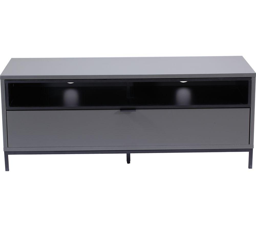 Alphason Chaplin 1135 mm TV Stand for up to 60" TVs - Charcoal, Black