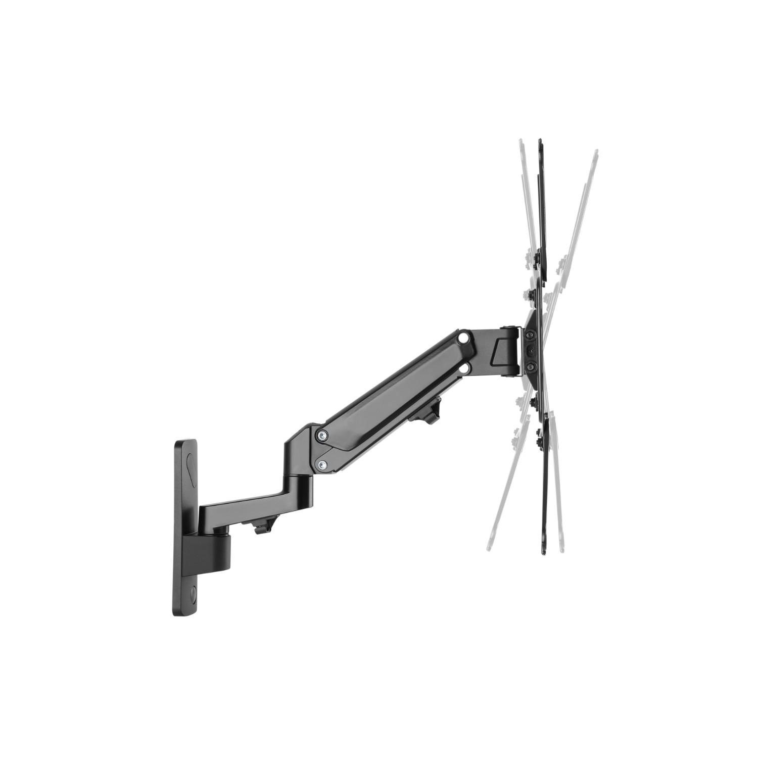 PROPERAV Hydraulic Swing Arm Full Motion TV Bracket for up to 49" TVs image number 7 of 9