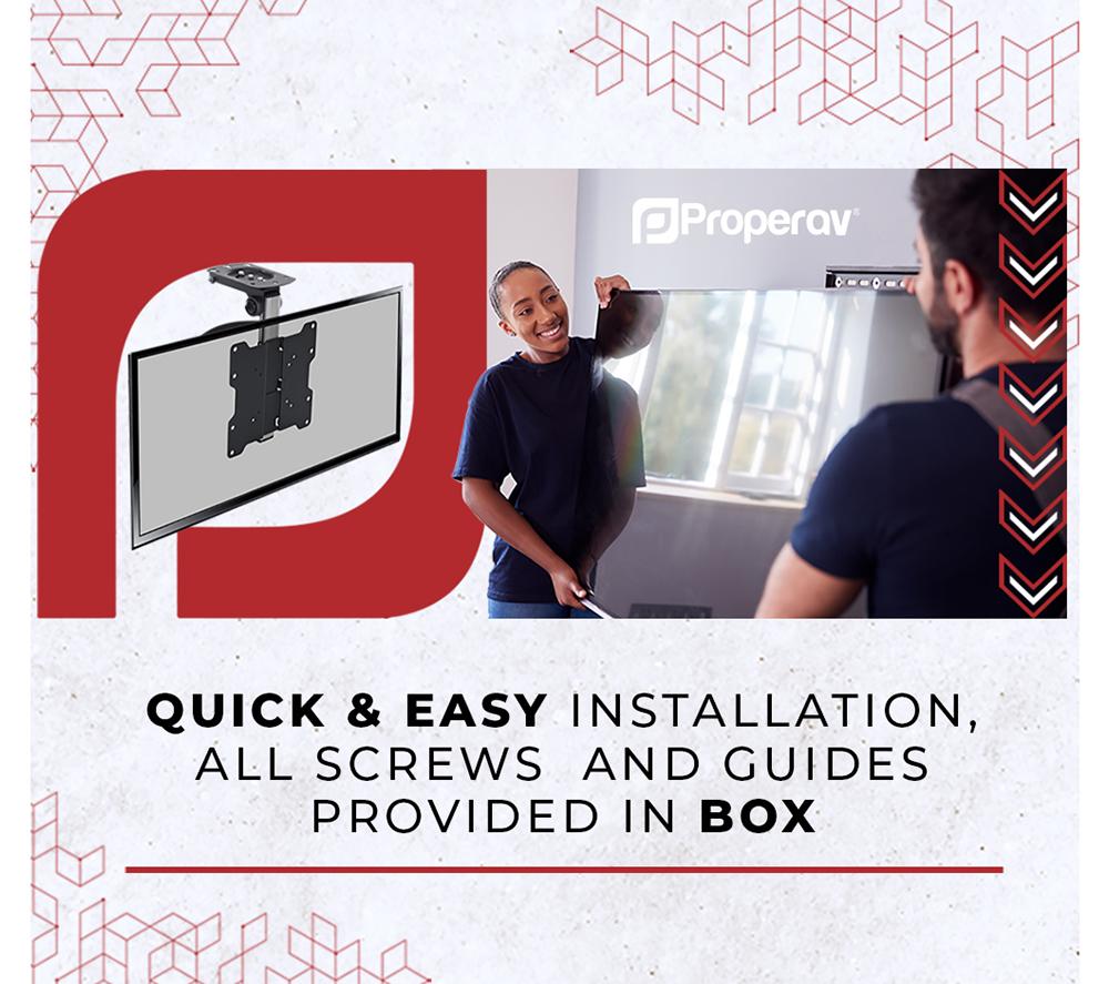 PROPERAV Classic Swing Arm Full Motion 23-46" TV Bracket image number 8 of 10