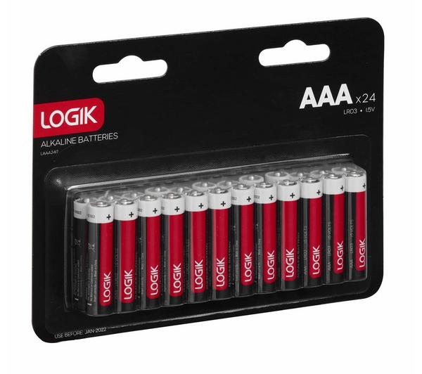 LOGIK LAAA2417 AAA Batteries - Pack of 24 image number 0