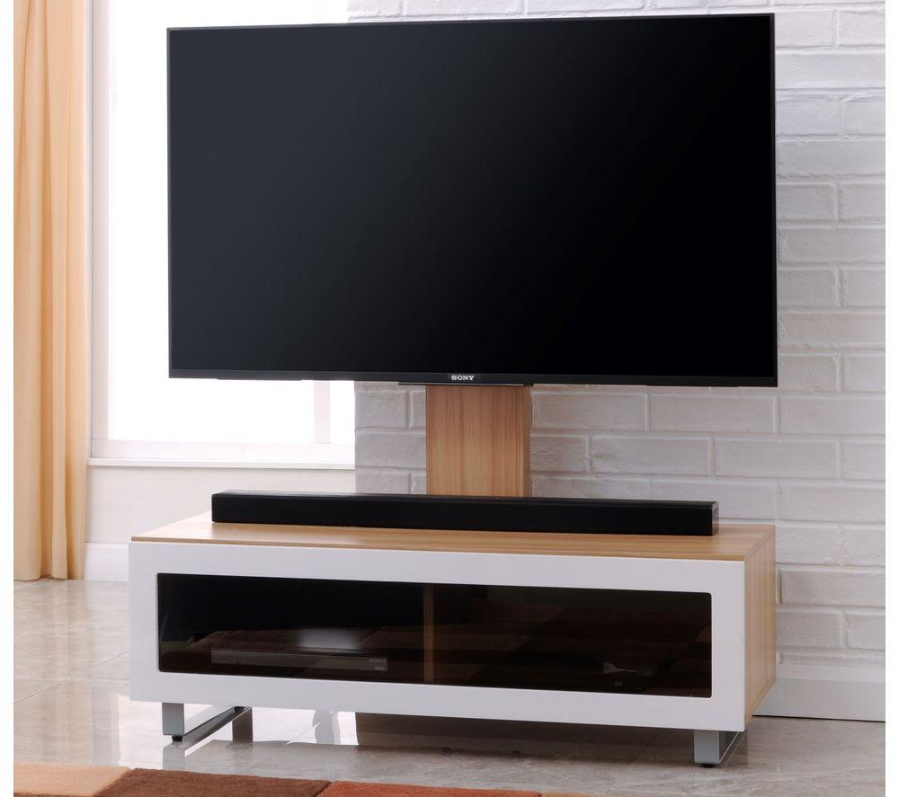 TTAP TVS1002 1050 mm TV Stand with Bracket for up to 70" TVs - Light Oak image number 4 of 8