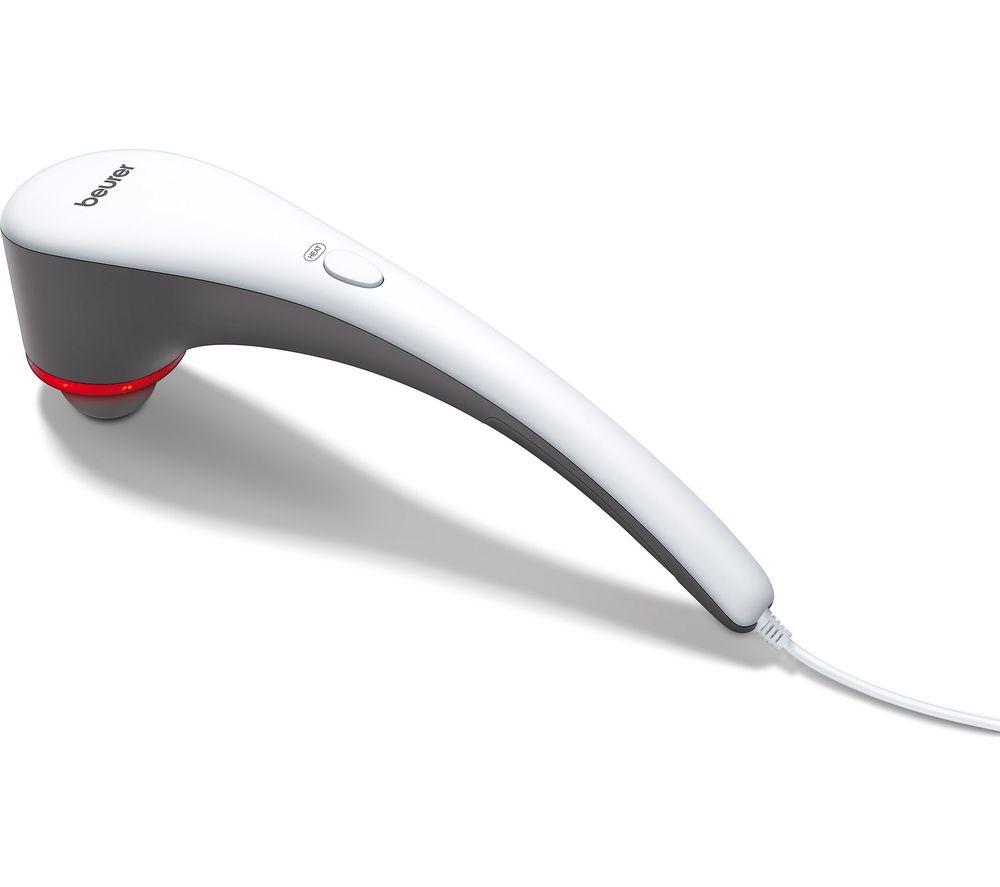 Beurer MG55 Handheld Tapping Body Massager, White,Silver/Grey