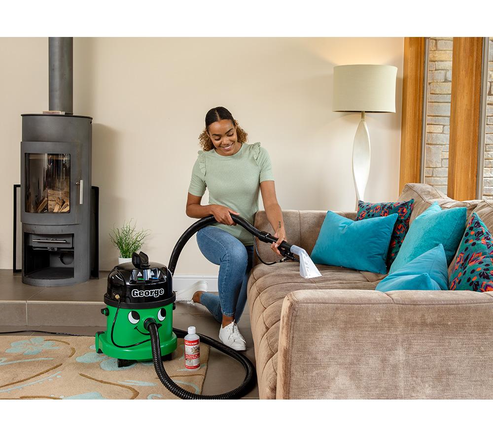 NUMATIC George GVE370 3-in-1 Cylinder Wet & Dry Vacuum Cleaner - Green & Black image number 5 of 10