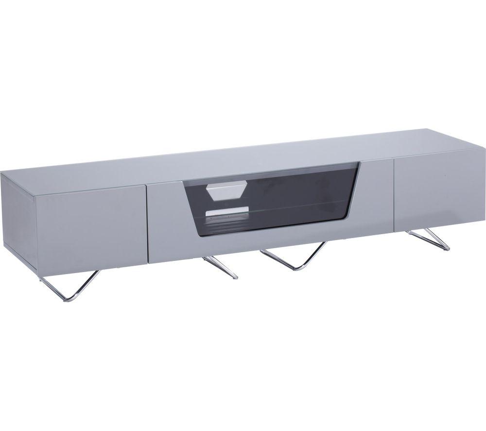 ALPHASON Chromium 2 1600 mm TV Stand for up to 75" TVs - Grey image number 2 of 5