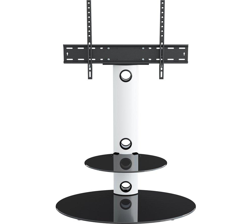 AVF Lugano 800 mm TV Stand with Bracket for up to 65" TVs - White image number 2 of 8