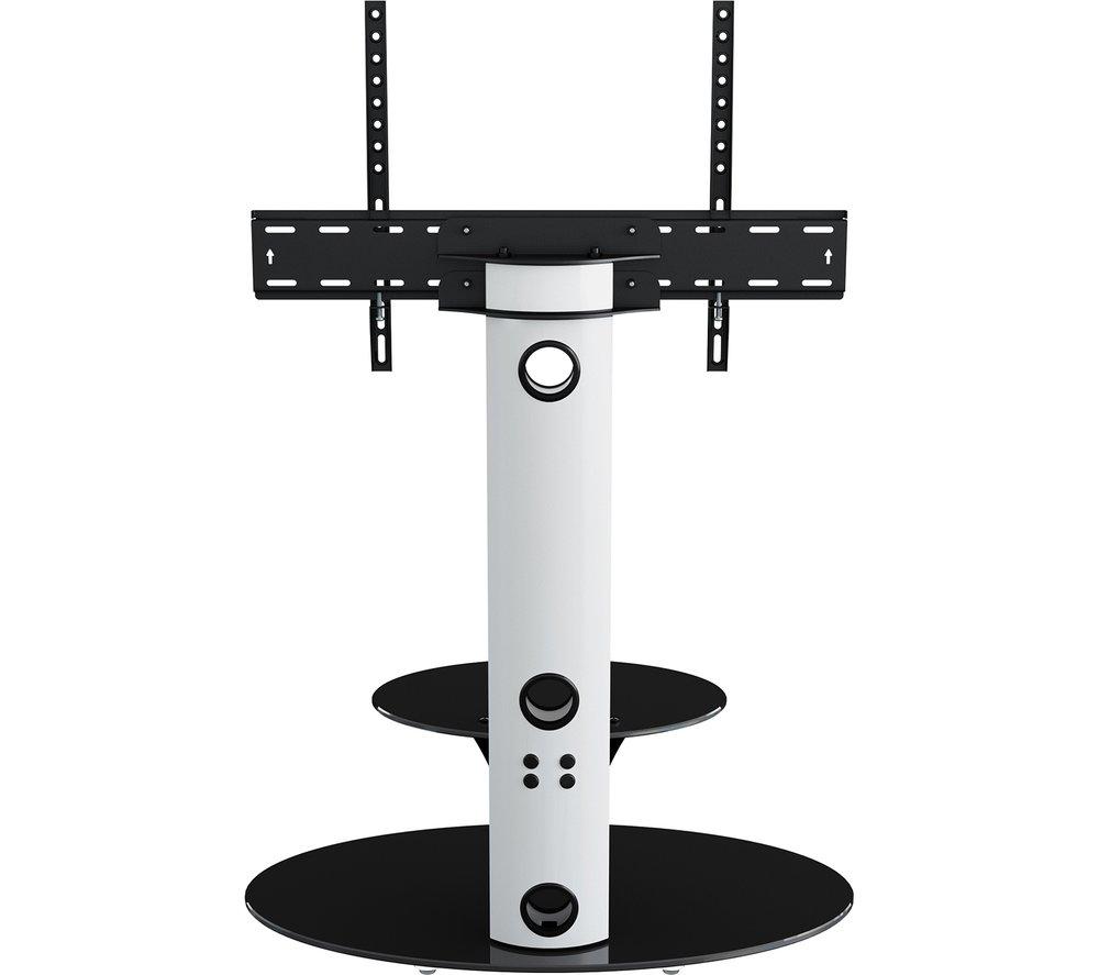 AVF Lugano 800 mm TV Stand with Bracket for up to 65" TVs - White image number 4 of 8