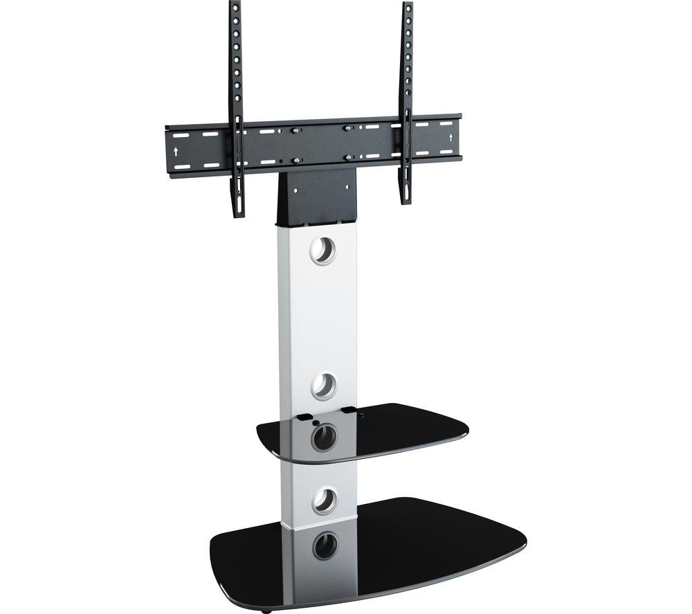 Avf Lucerne 700 mm TV Stand with Bracket for up to 65" TVs - Silver, Silver/Grey