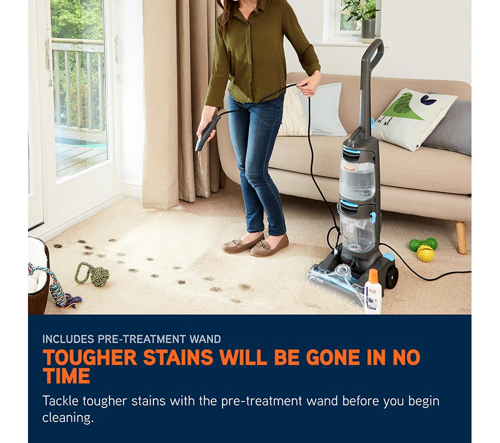 VAX Dual Power Pet Advance ECR2V1P Upright Carpet Cleaner - Grey image number 5 of 14