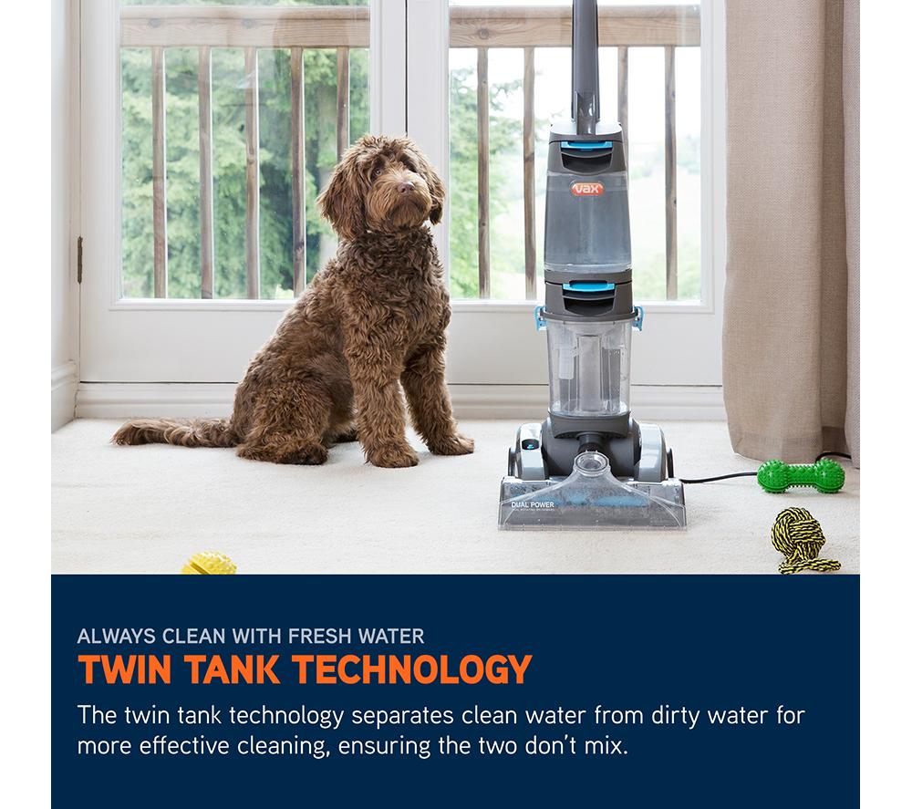 VAX Dual Power Pet Advance ECR2V1P Upright Carpet Cleaner - Grey image number 8 of 14