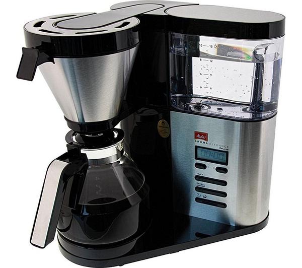 MELITTA AromaElegance Deluxe Filter Coffee Machine - Black & Stainless Steel image number 4