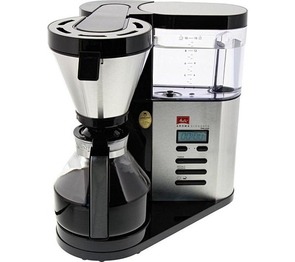 MELITTA AromaElegance Deluxe Filter Coffee Machine - Black & Stainless Steel image number 5
