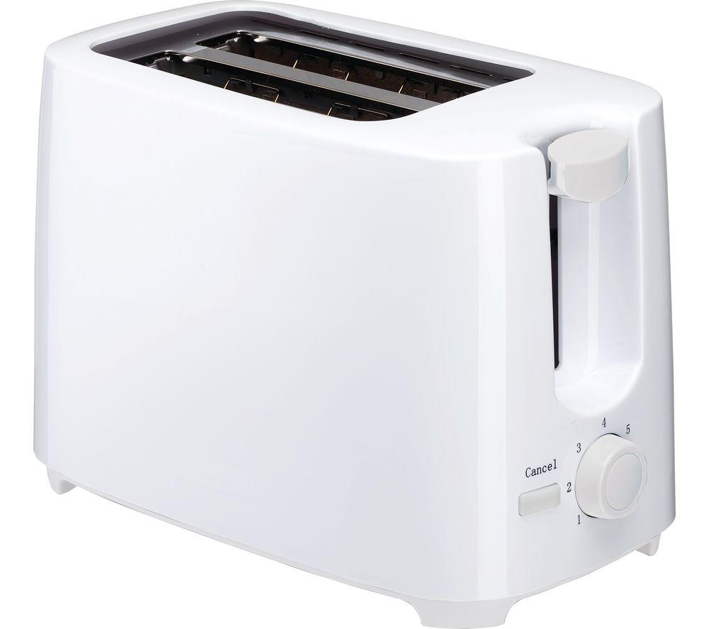ESSENTIALS C02TW17 2-Slice Toaster - White, White