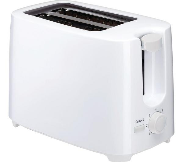 ESSENTIALS C02TW17 2-Slice Toaster - White image number 0