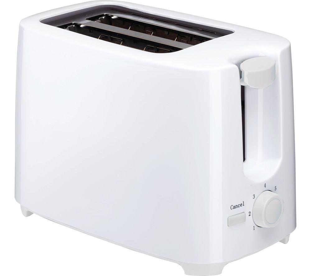 ESSENTIALS C02TW17 2-Slice Toaster - White image number 2 of 10