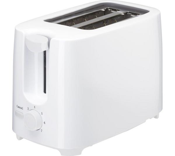 ESSENTIALS C02TW17 2-Slice Toaster - White image number 3