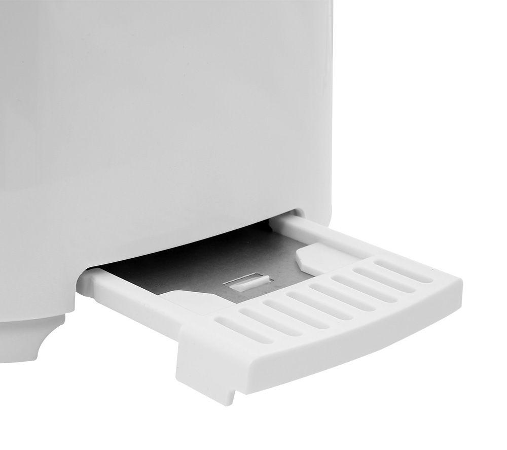 ESSENTIALS C02TW17 2-Slice Toaster - White image number 10 of 10