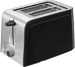 LOGIK L02TSS17 2-Slice Toaster - Black & Stainless Steel
