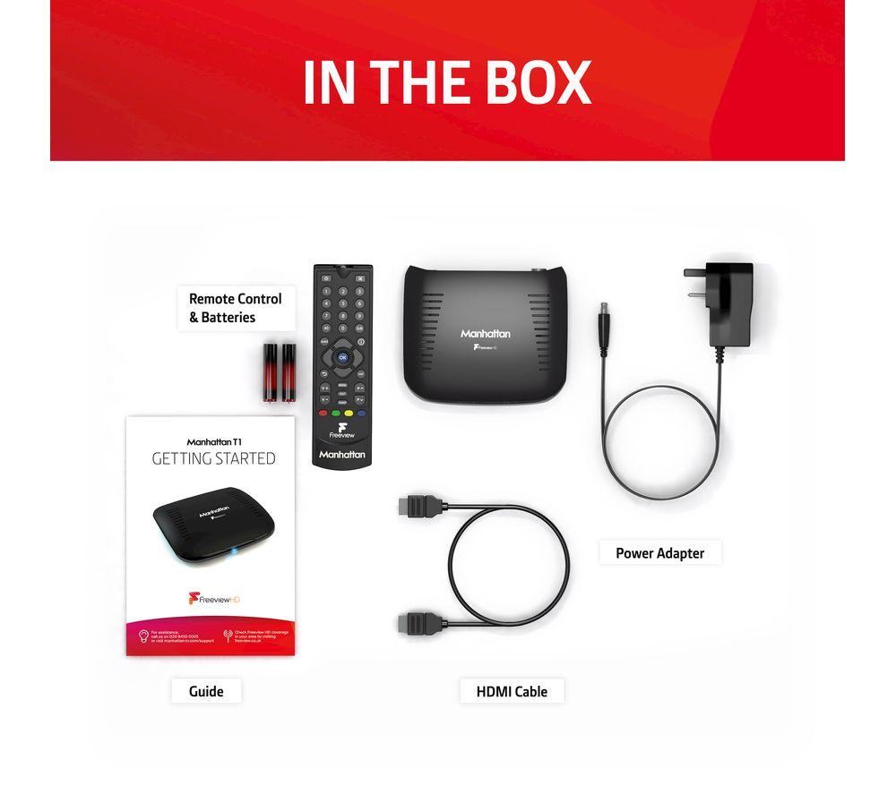Buy MANHATTAN T1 Freeview HD Set Top Box Currys
