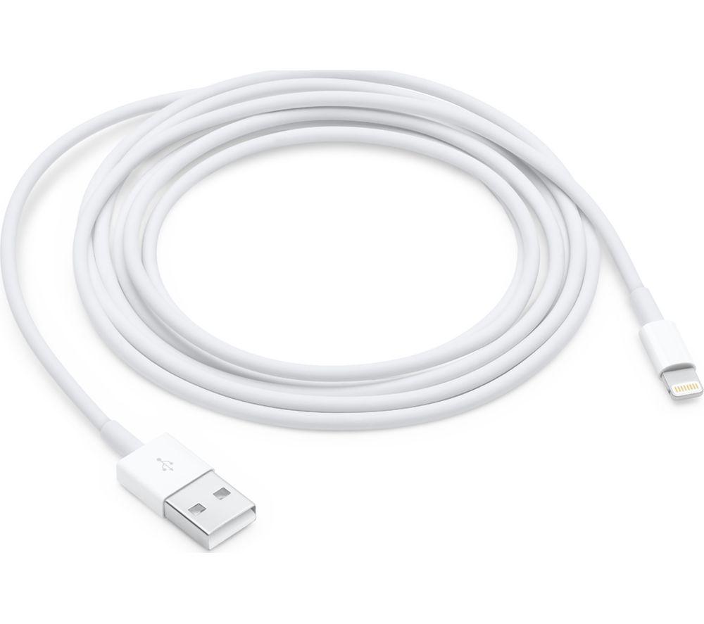 Image of APPLE Lightning to USB cable - 2 m, White