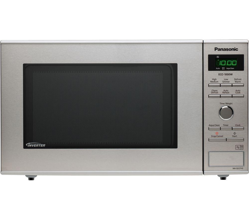 PANASONIC NN-SD27HSBPQ Solo Microwave - Stainless Steel, Stainless Steel