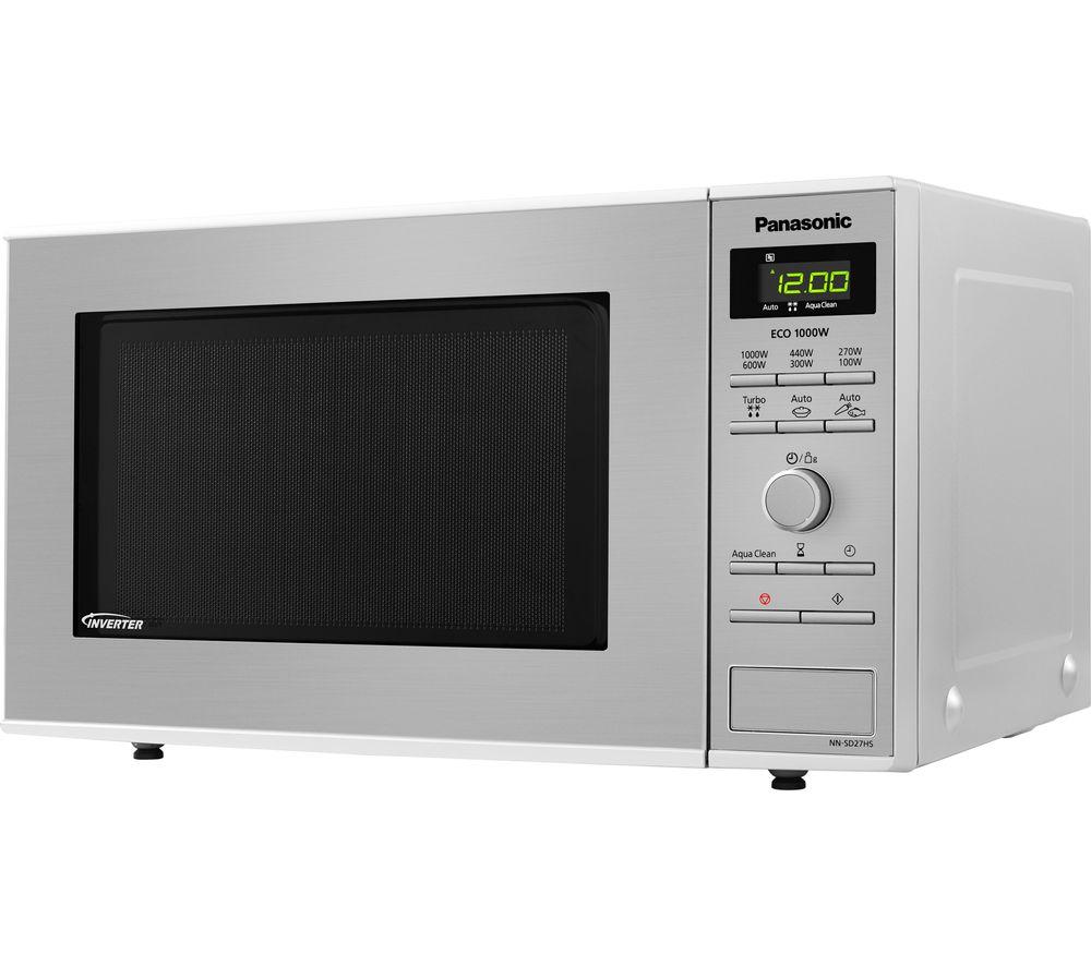 Buy PANASONIC NN-SD27HSBPQ Solo Microwave - Stainless Steel | Currys