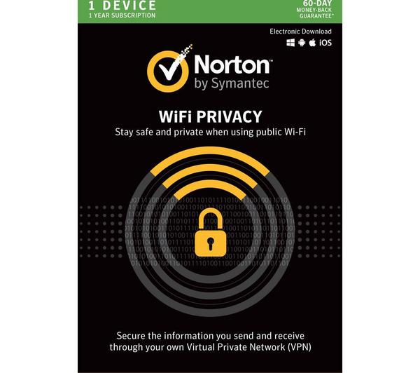 NORTON Wi-Fi Privacy - 1 year for 1 device (download) image number 0