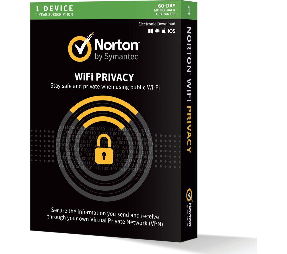 NORTON Wi-Fi Privacy - 1 year for 1 device (download) image number 2 of 2