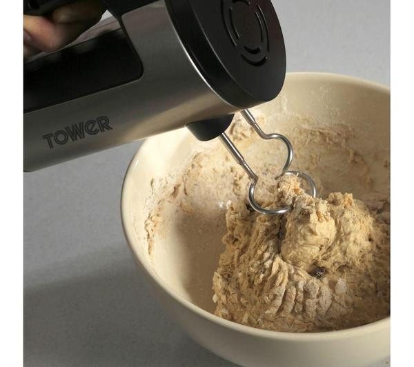 TOWER 300W Stainless Steel T12016 Hand Mixer - Black image number 10