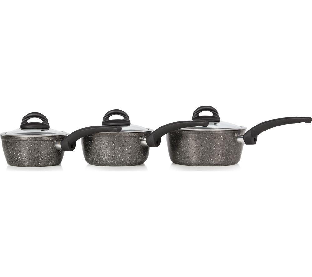 TOWER T81212 3-piece Forged Saucepan Set - Graphite image number 3 of 10