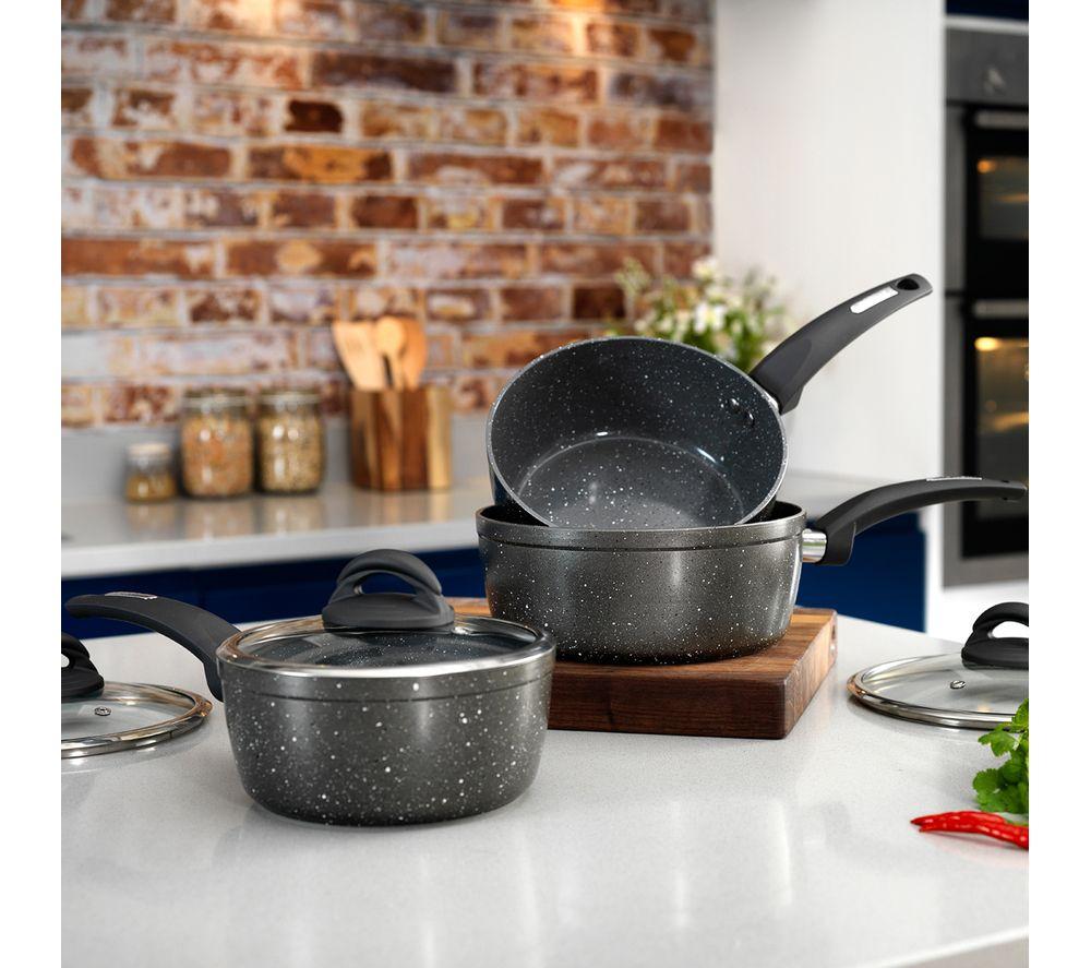 TOWER T81212 3-piece Forged Saucepan Set - Graphite image number 6 of 10