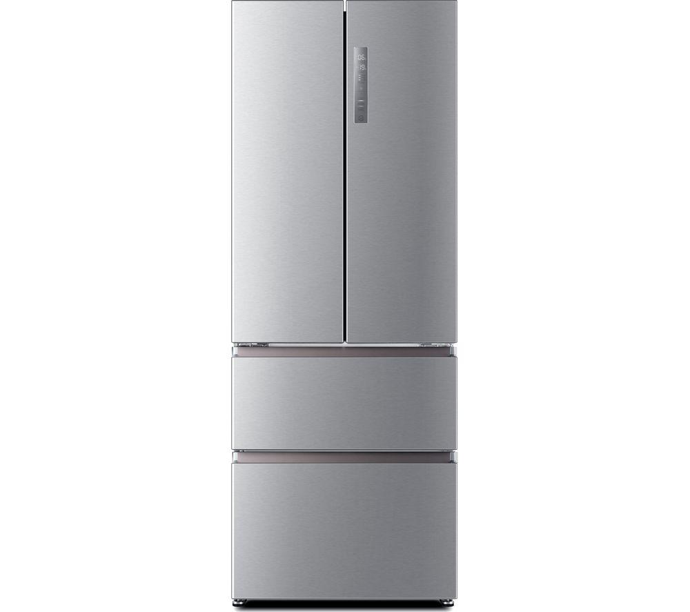 HAIER HB16FMAA Fridge Freezer - Stainless Steel