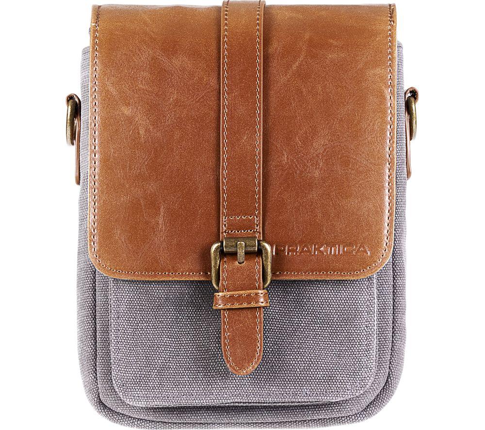 PRAKTICA Heritage Binocular Shoulder Case - Grey & Tan image number 4 of 5
