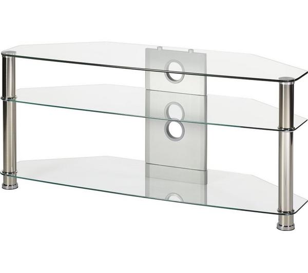 MMT Jet CL-1150 TV Stand - Clear Glass image number 0