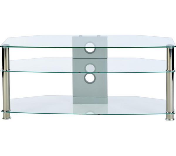 MMT Jet CL-1150 TV Stand - Clear Glass image number 1