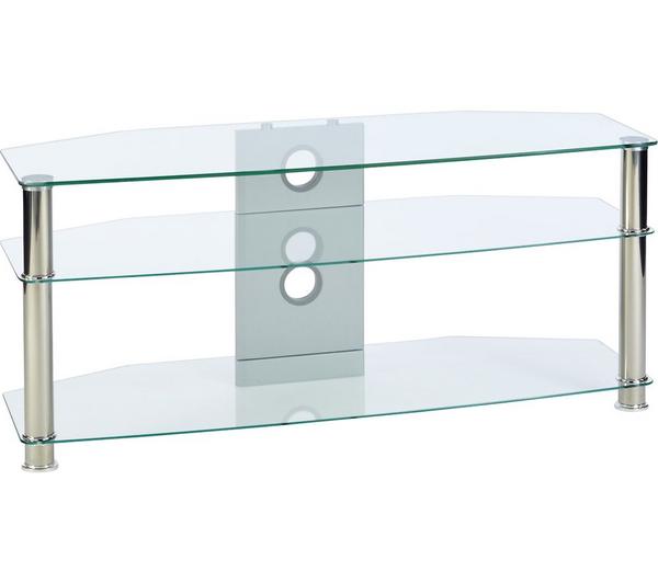 MMT Jet CL-1150 TV Stand - Clear Glass image number 2