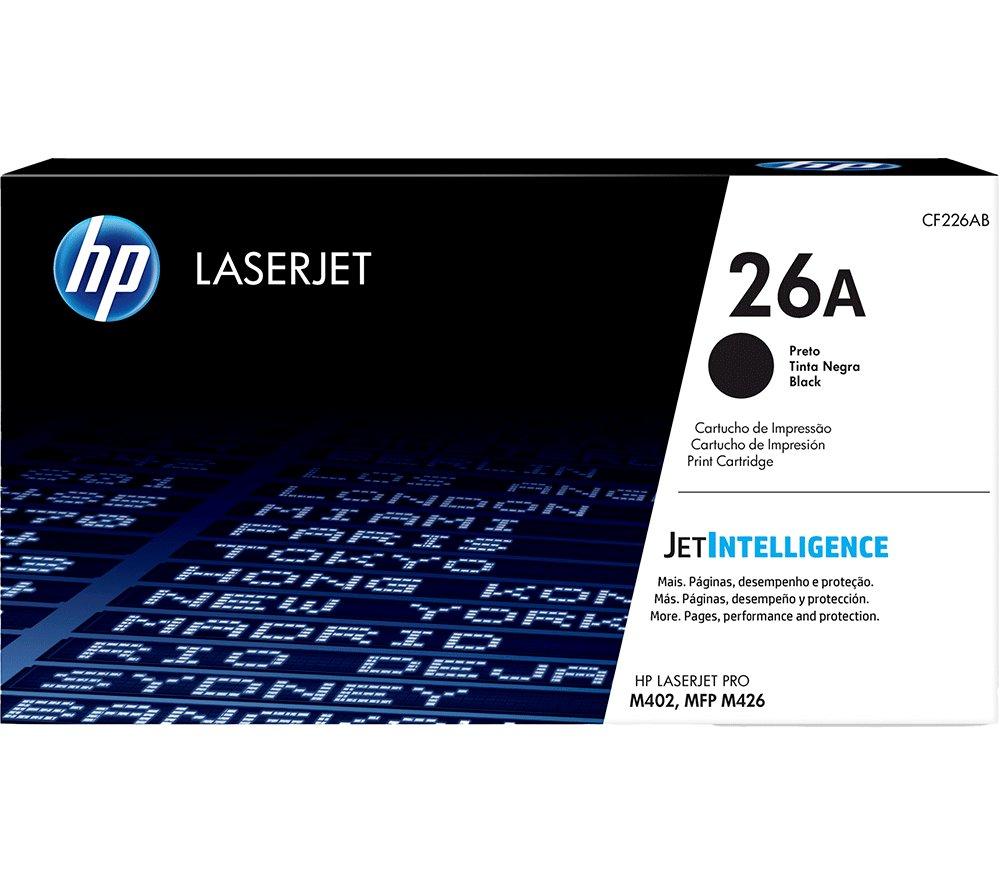 HP 26A Original LaserJet Black Toner Cartridge, Black