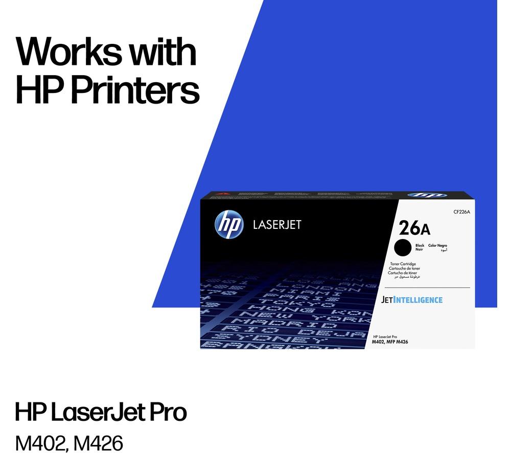 HP 26A Original LaserJet Black Toner Cartridge image number 2 of 12