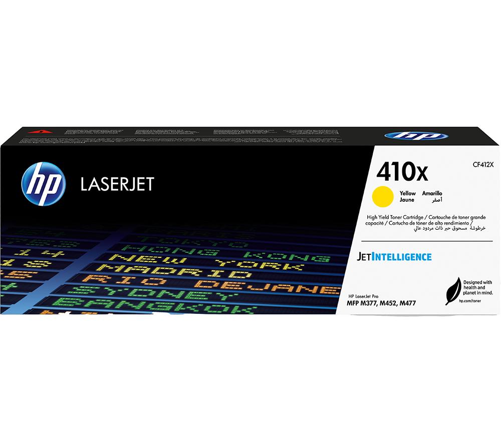 HP 410X High Yield Original LaserJet Yellow Toner Cartridge, Yellow